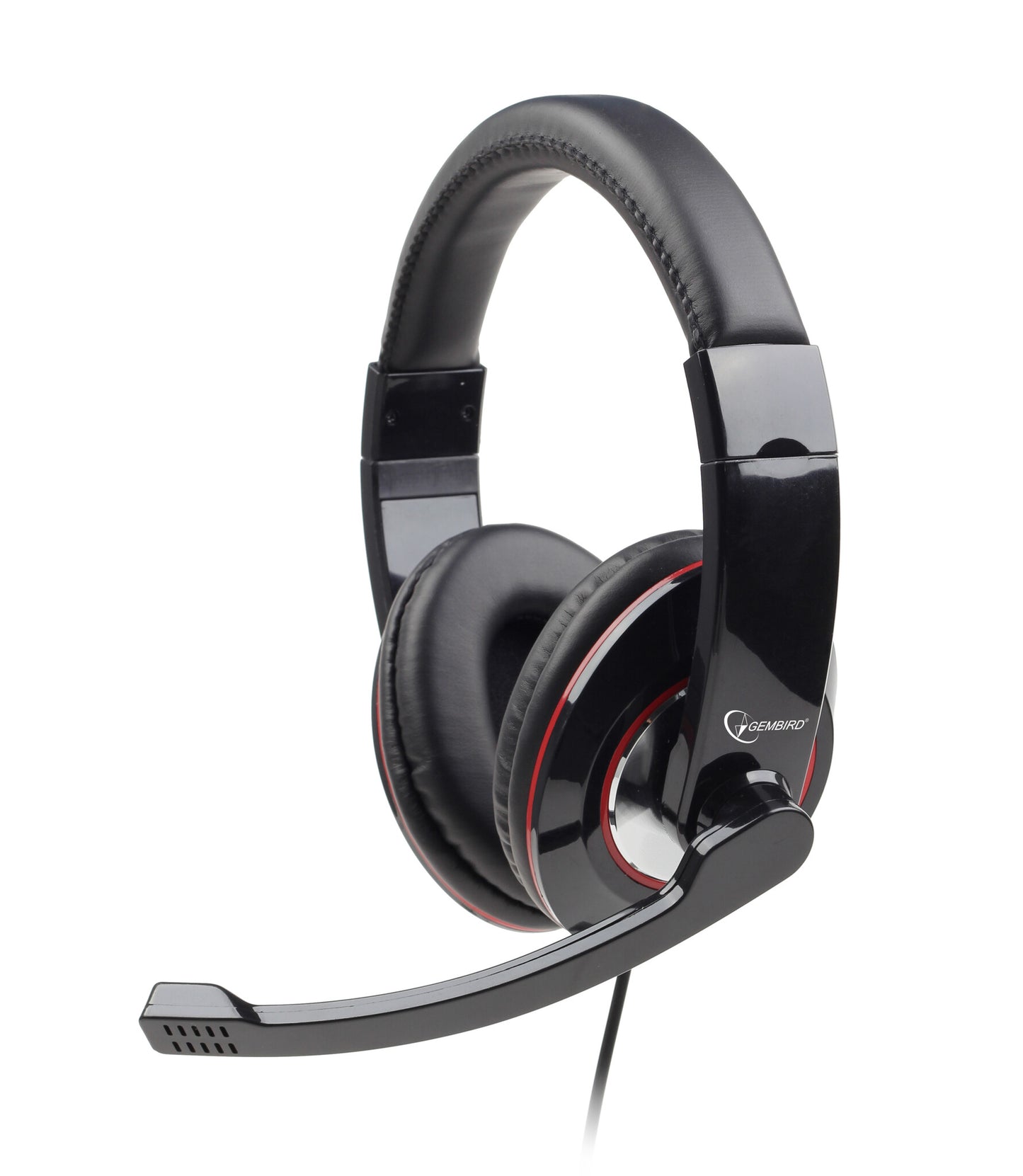 Gembird MHS-001 hörlur och headset Kabel Huvudband Musik Svart