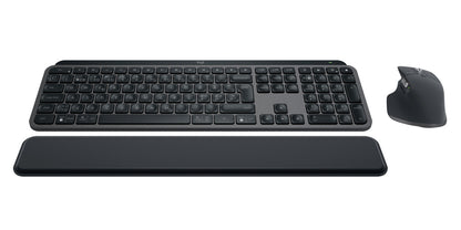 Logitech 920-010931 tangentbord Mus inkluderad Kontor Trådlös RF + Bluetooth QWERTY Nordic grafit