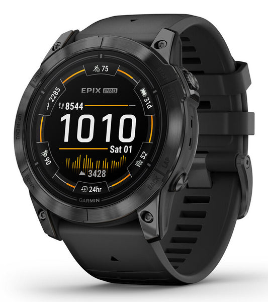 Garmin epix Pro (Gen 2) 3,56 cm (1.4") AMOLED 51 mm Digital 454 x 454 pixlar Pekskärm Grå Wi-Fi GPS