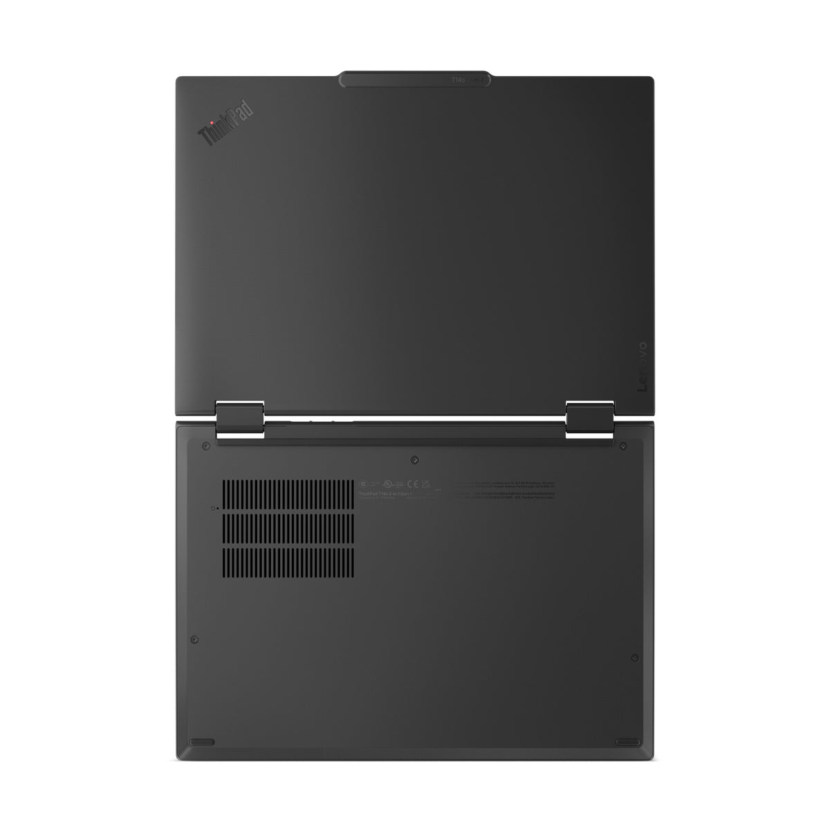 Lenovo ThinkPad T14s 2-in-1 Gen 1 Intel Core Ultra 7 255U Hybrid (2-i-1) 35,6 cm (14") Pekskärm WUXGA 32 GB LPDDR5x-SDRAM 1 TB SSD Wi-Fi 7 (802.11be) Windows 11 Pro tyska Svart