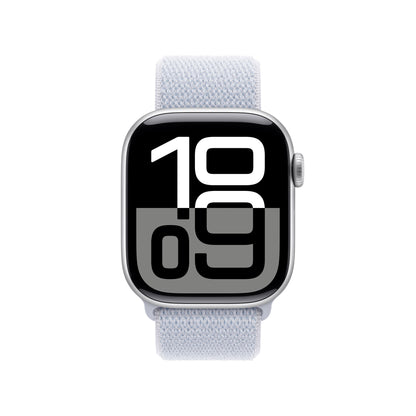 Apple Watch Series 10 OLED 42 mm Digital 374 x 446 pixlar Pekskärm Silver Wi-Fi GPS