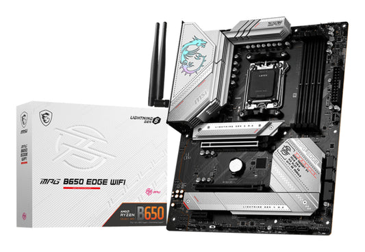 MSI MPG B650 EDGE WIFI moderkort AMD B650 AM5-sockel ATX