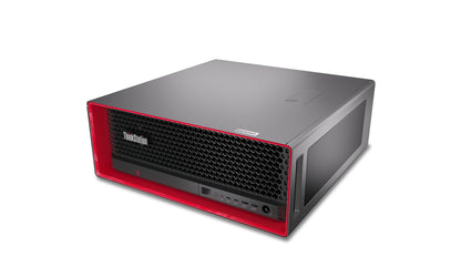 Lenovo ThinkStation P5 Intel® Xeon W w5-2445 32 GB DDR5-SDRAM 1 TB SSD Windows 11 Pro for Workstations Tower Arbetsstation Svart, Röd