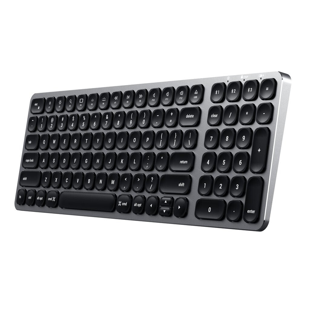 Satechi ST-ACBKM-DE tangentbord Hem Bluetooth QWERTZ tyska Svart, Grå