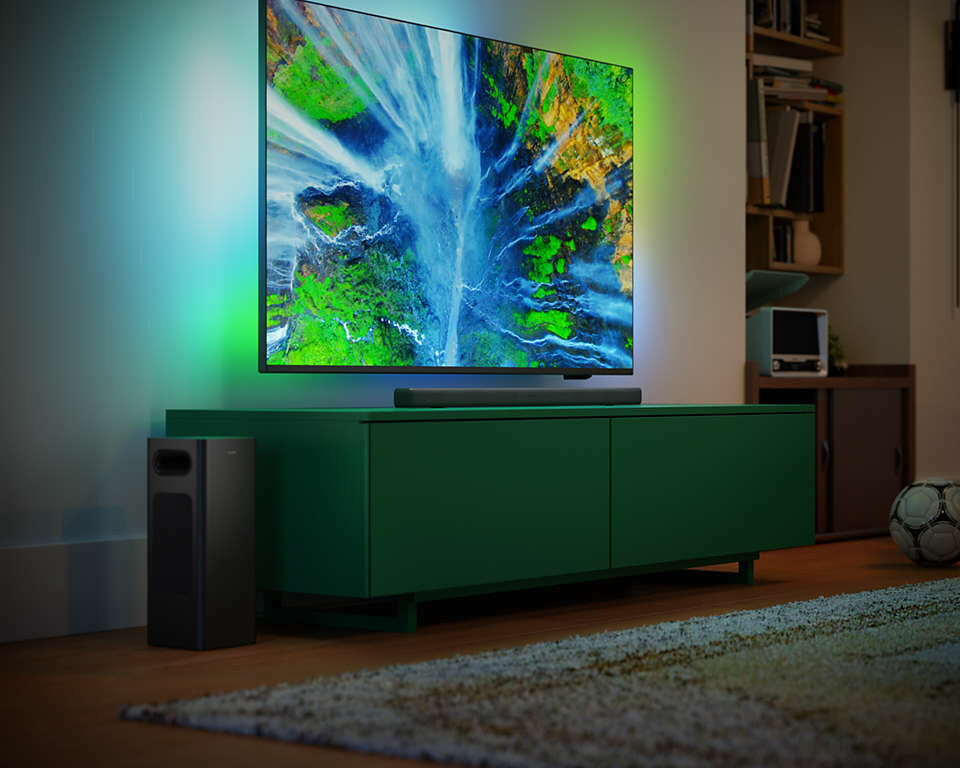 Philips TAB6309/10 soundbar-högtalare Grå 2.1 kanaler 160 W