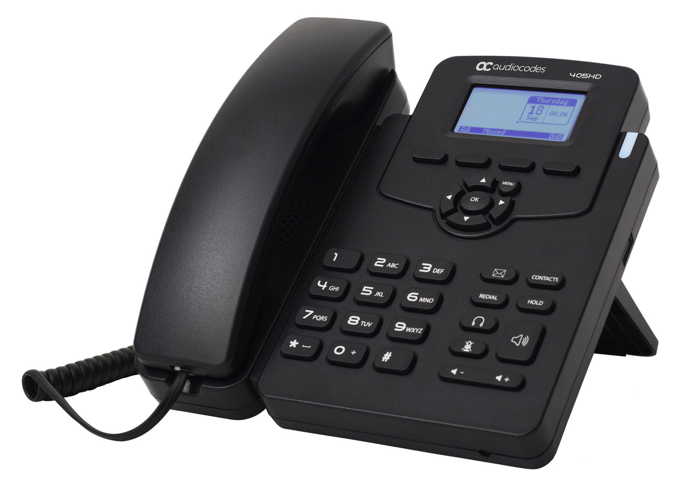 AudioCodes 405 IP-telefoner Svart 2 linjer LCD