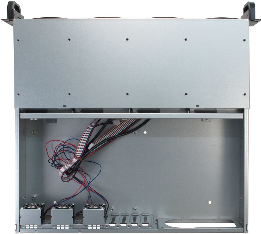 Inter-Tech IPC 2U-2404S Ställning Svart, Silver