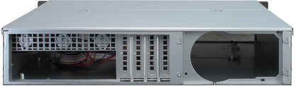 Inter-Tech IPC 2U-2404S Ställning Svart, Silver