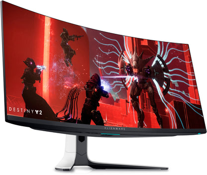 Alienware AW3423DW LED display 86,8 cm (34.2") 3440 x 1440 pixlar Quad HD OLED Vit, Svart
