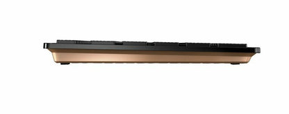 CHERRY JD-9100IT-2 tangentbord Mus inkluderad Hem / Kontor Trådlös RF + Bluetooth QWERTY Italiensk Svart, brons