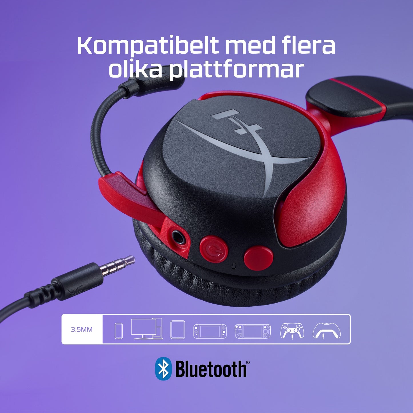 HyperX Cloud Mini - Wireless Gaming Headset (svart)