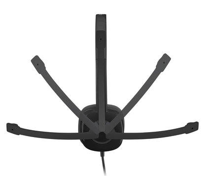 Logitech 981-000589 hörlur och headset Kabel Huvudband Kontor/callcenter Svart