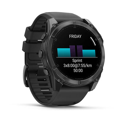 Garmin Fenix 8 3,56 cm (1.4") AMOLED 51 mm Digital 454 x 454 pixlar Pekskärm Grå Wi-Fi GPS