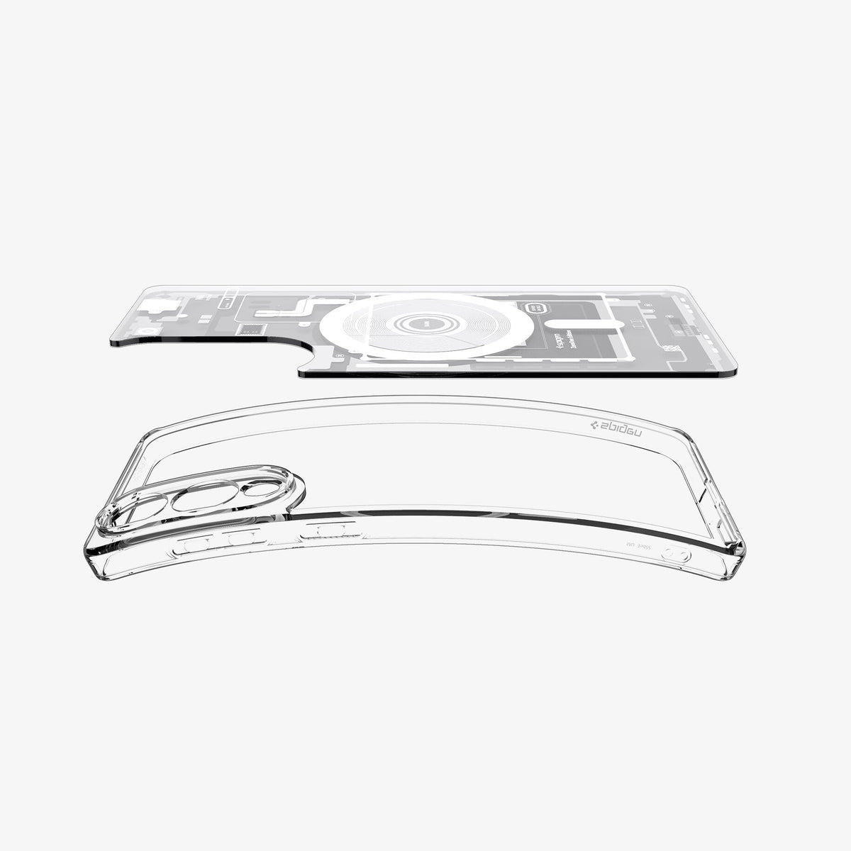 Spigen Ultra Hybrid Zero One (MagFit) mobiltelefonfodral 17 cm (6.7") Omslag Vit