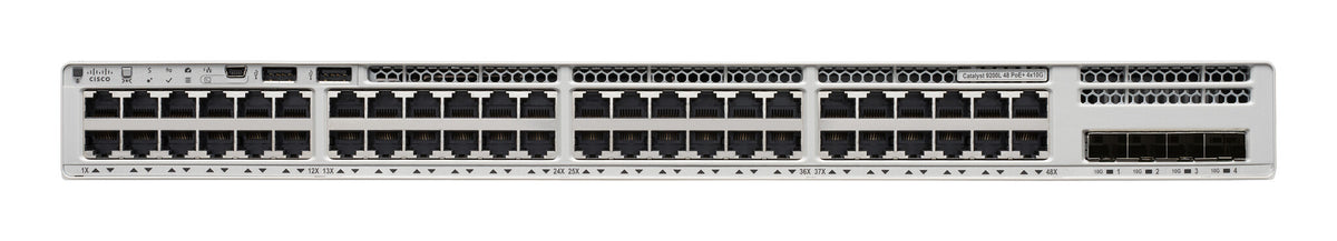 Cisco Catalyst 9200L hanterad L3 Gigabit Ethernet (10/100/1000) Strömförsörjning via Ethernet (PoE) stöd Grå