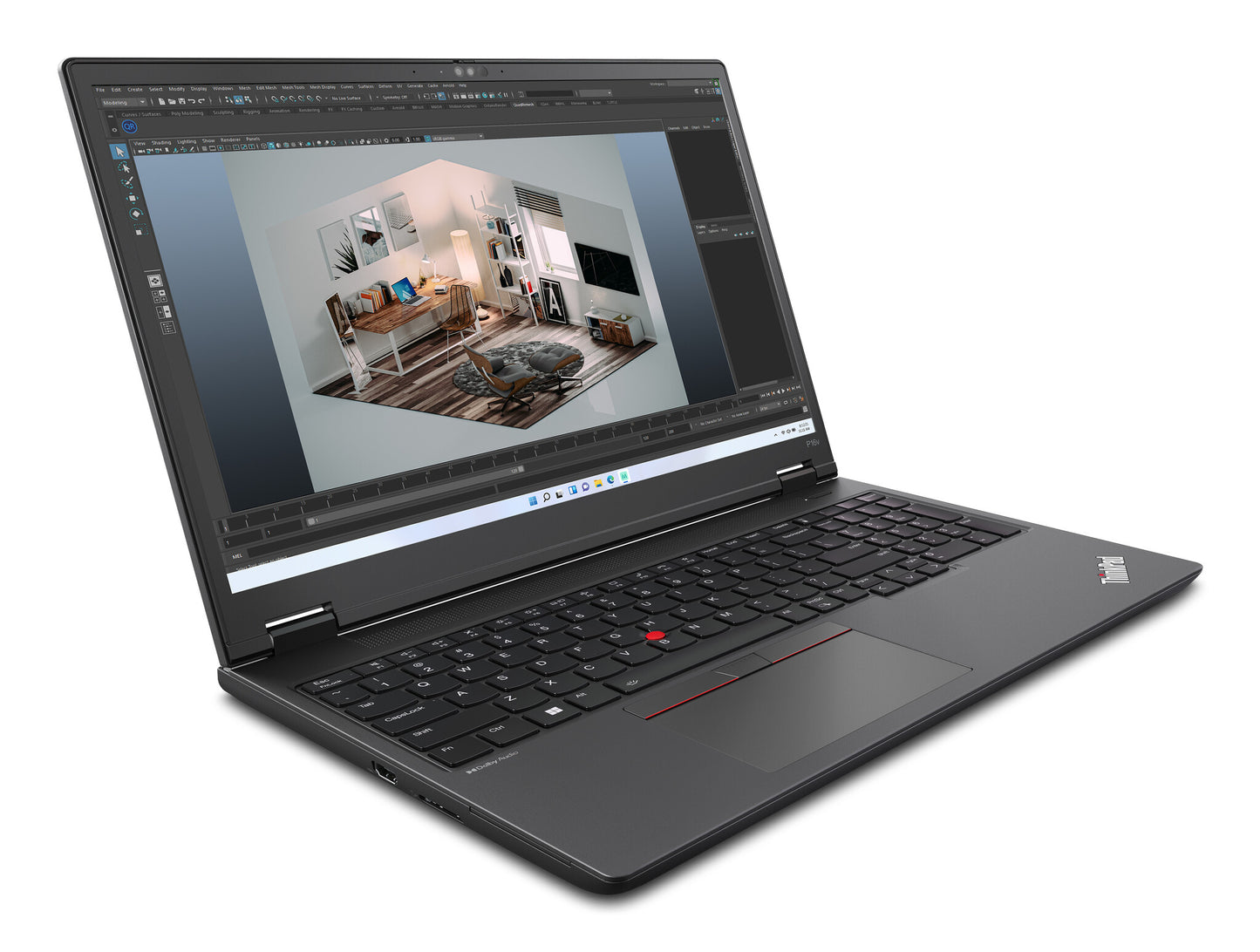Lenovo ThinkPad P16v Gen 2 (Intel) Intel Core Ultra 7 155H Mobil arbetsstation 40,6 cm (16") WUXGA 32 GB DDR5-SDRAM 1 TB SSD NVIDIA RTX 1000 Ada Wi-Fi 6E (802.11ax) Windows 11 Pro Nordic Svart Intel Core Ultra 7 155H (24MB Cache), 32GB DDR5-SDRAM, 1000GB