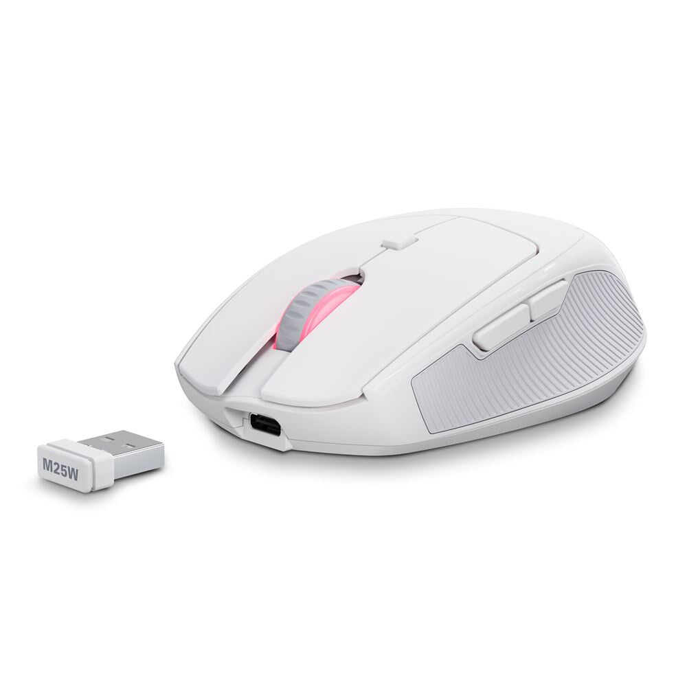 Sharkoon OfficePal M25W datormöss Spela högerhand RF Wireless + USB Type-C Optisk 4000 DPI