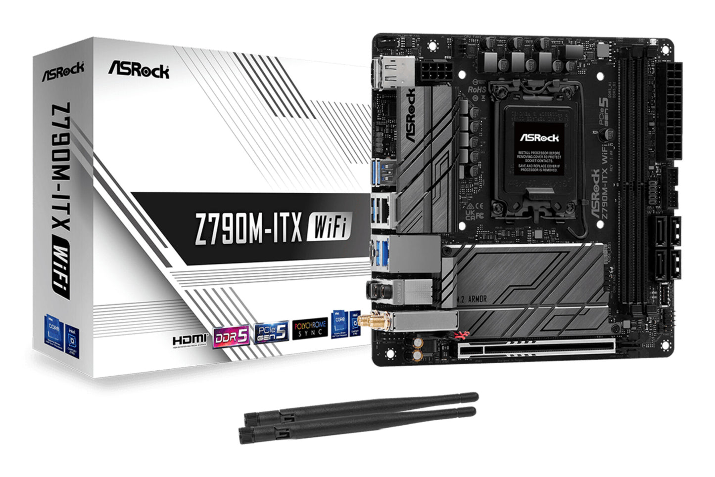 Asrock Z790M-ITX WiFi Intel Z790 LGA 1700 Mini-ITX