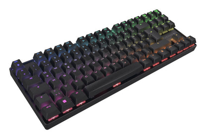 CHERRY XTRFY Cherry MX 8.2 TKL Wireless tangentbord Spela USB + RF Wireless + Bluetooth QWERTZ tyska Svart