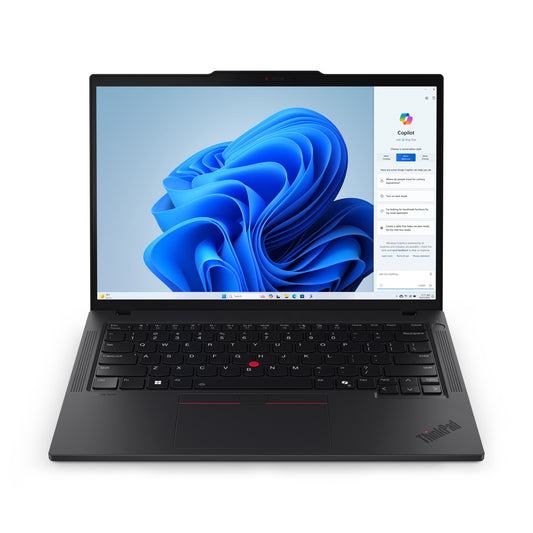 Lenovo ThinkPad T14 Gen 5 (Intel) Intel Core Ultra 7 155U Bärbar dator 35,6 cm (14") WUXGA 32 GB DDR5-SDRAM 1 TB SSD Wi-Fi 6E (802.11ax) Windows 11 Pro Engelsk Svart