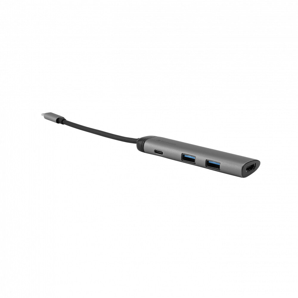 Verbatim 49140 dockningsstationer för bärbara datorer USB 3.2 Gen 1 (3.1 Gen 1) Type-C