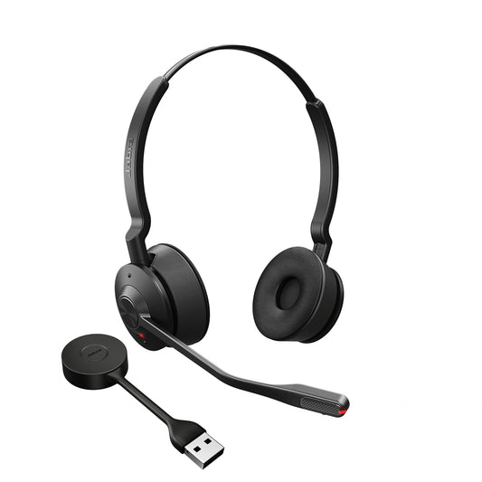 Jabra Engage 55 Headset Trådlös Huvudband Kontor/callcenter Svart, Titan