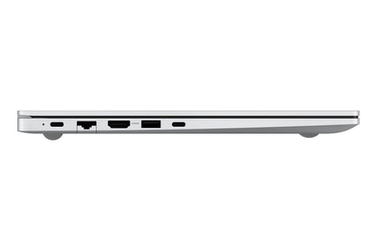 Samsung Galaxy Book4 Intel Core 3 100U Bärbar dator 39,6 cm (15.6") Full HD 8 GB LPDDR4x-SDRAM 256 GB SSD Wi-Fi 6 (802.11ax) Windows 11 Pro Silver
