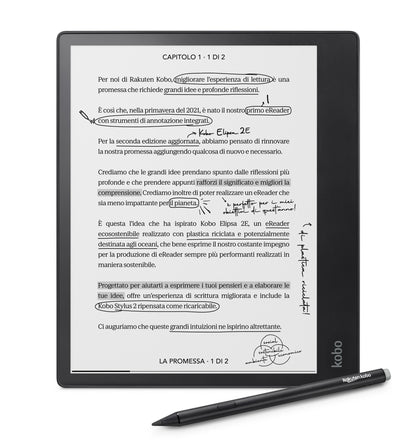 Rakuten Kobo Elipsa 2E e-bokläsare Pekskärm 32 GB Wi-Fi Svart