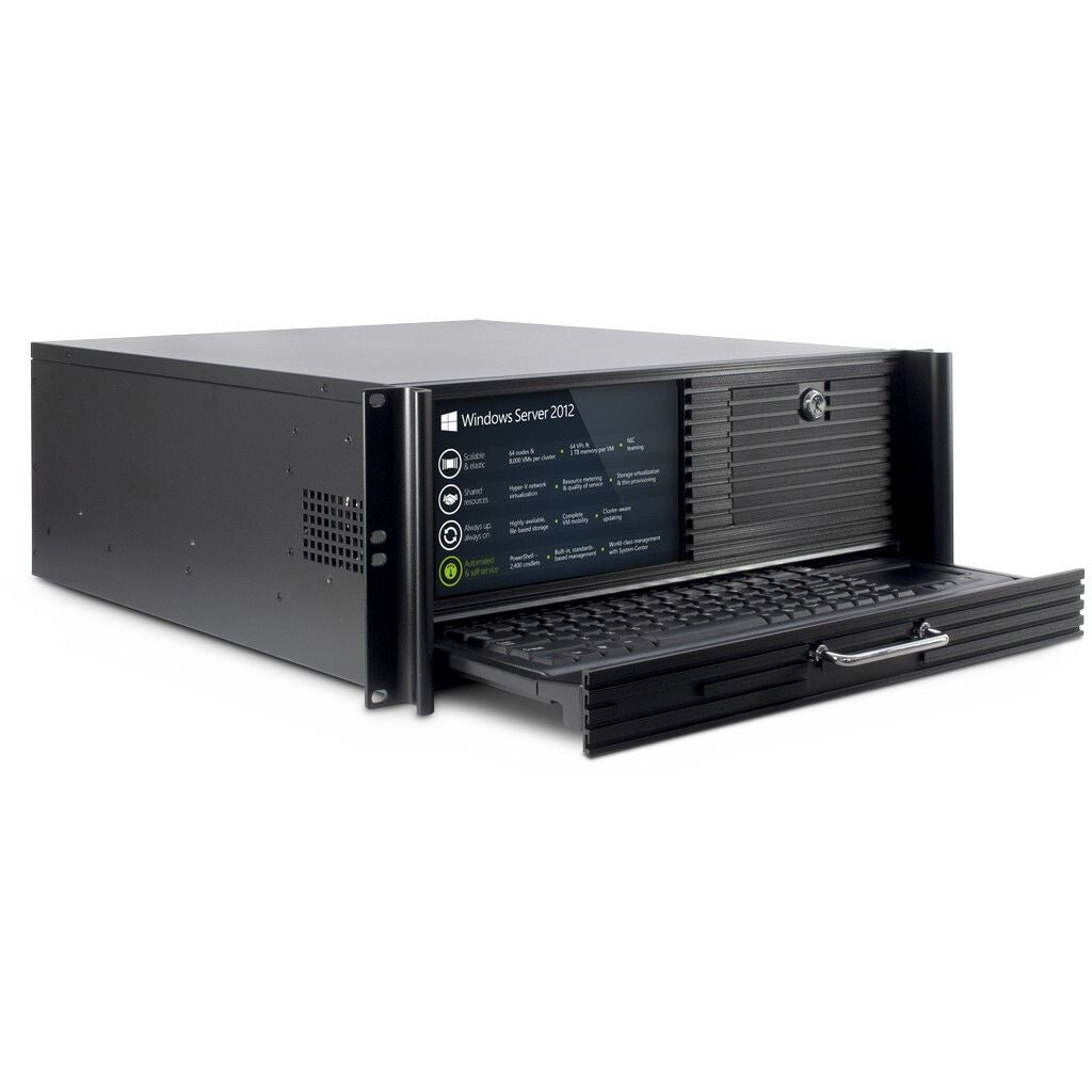 Inter-Tech 4U 4452-TFT Ställning Svart