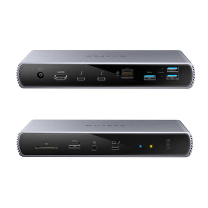 Targus HDTB4D-EU dockningsstationer för bärbara datorer Dockning Thunderbolt 4 Grå