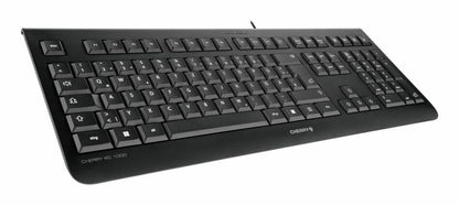CHERRY KC 1000 tangentbord Universal USB AZERTY Belgiskt Svart