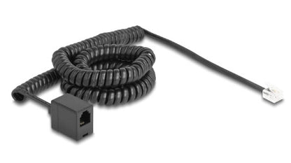 DeLOCK 90233 telefonkablar 5 m Svart