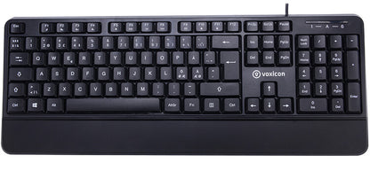 Voxicon DK-201W tangentbord Kontor USB QWERTY Nordic Svart