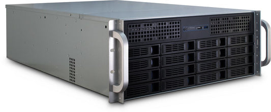 Inter-Tech 4U-4416L Ställning Svart, Silver