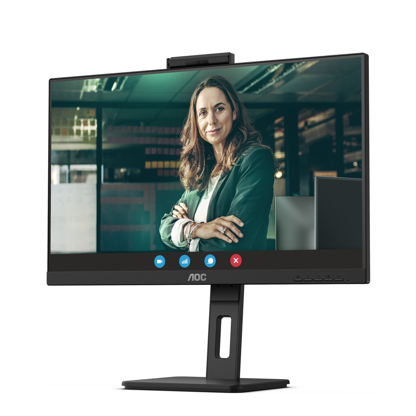 AOC Q27P3CW platta pc-skärmar 68,6 cm (27") 2560 x 1440 pixlar Quad HD LED Svart