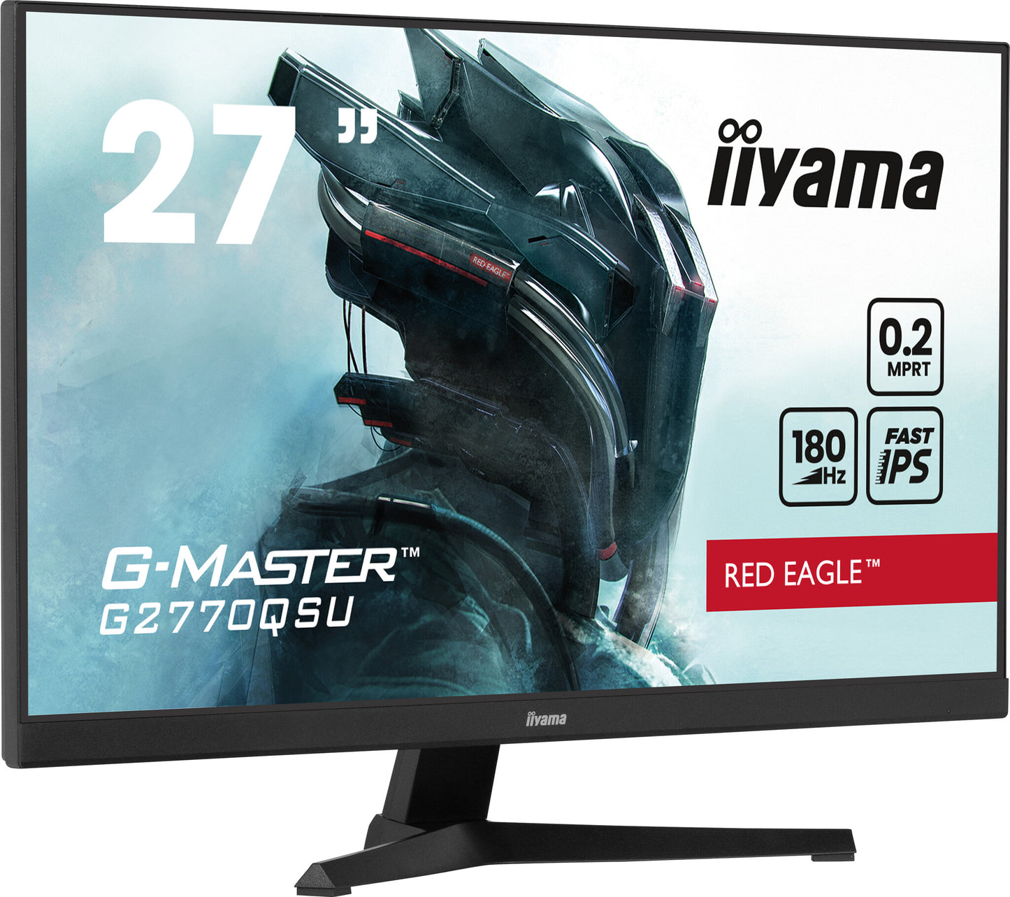 iiyama G-MASTER G2770QSU-B6 platta pc-skärmar 68,6 cm (27") 2560 x 1440 pixlar Wide Quad HD LED Svart