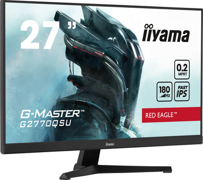 iiyama G-MASTER G2770QSU-B6 platta pc-skärmar 68,6 cm (27") 2560 x 1440 pixlar Wide Quad HD LED Svart