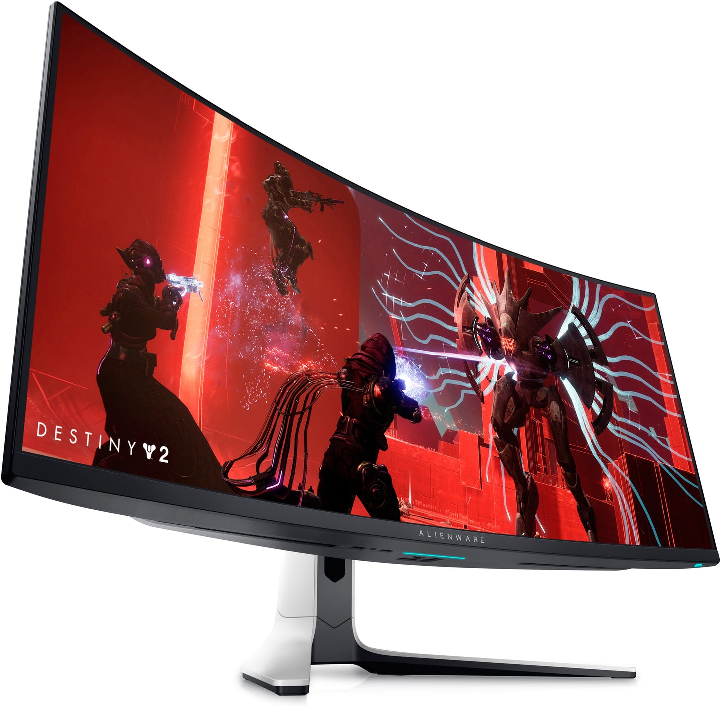 Alienware AW3423DW LED display 86,8 cm (34.2") 3440 x 1440 pixlar Quad HD OLED Vit, Svart