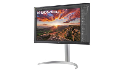 LG 27UP85NP-W platta pc-skärmar 68,6 cm (27") 3840 x 2160 pixlar 4K Ultra HD LED Silver