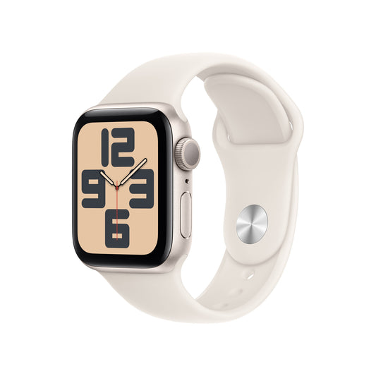 Apple Watch SE OLED 40 mm Digital 324 x 394 pixlar Pekskärm Beige Wi-Fi GPS