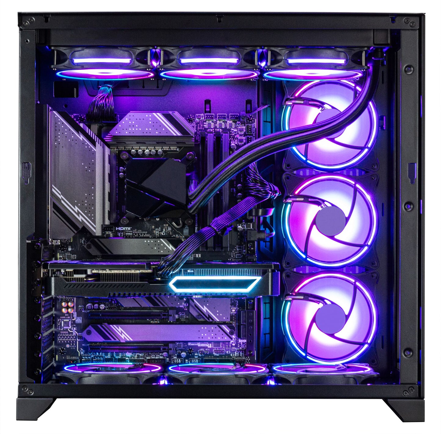 CAPTIVA Highend Gaming I73-925 Intel® Core™ i9 i9-13900KF 64 GB DDR5-SDRAM 2 TB SSD NVIDIA GeForce RTX 4070 Windows 11 Home Skrivbord PC Svart