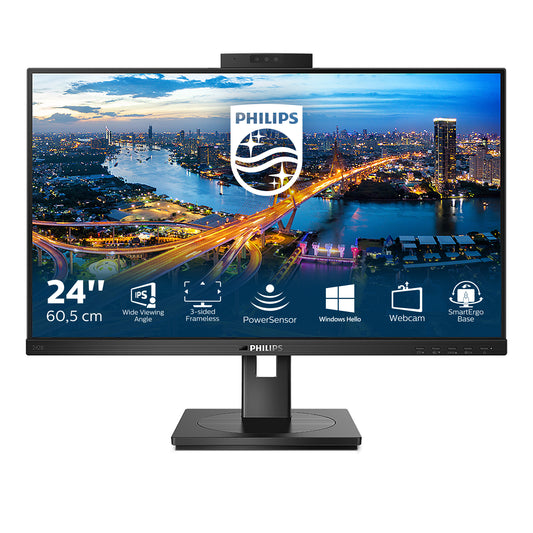 Philips B Line 242B1H/00 LED display 60,5 cm (23.8") 1920 x 1080 pixlar Full HD Svart