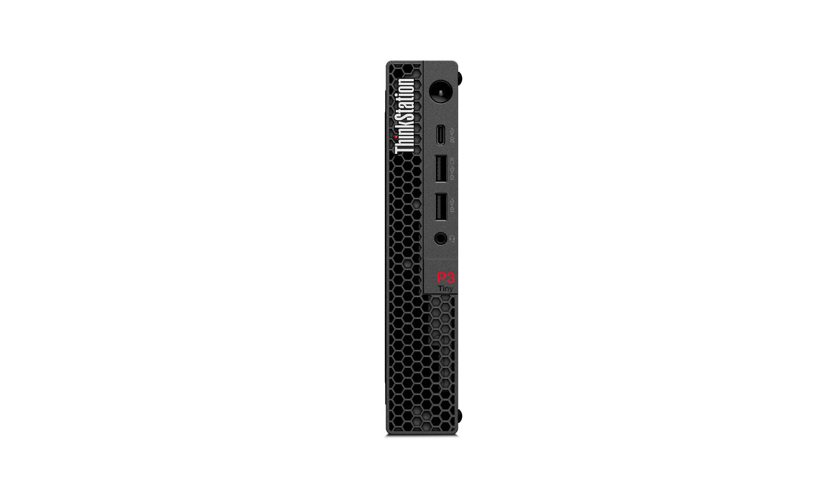 Lenovo ThinkStation P3 Tiny Gen 2 Intel Core Ultra 7 265 32 GB DDR5-SDRAM 512 GB SSD NVIDIA RTX A400 Windows 11 Pro Arbetsstation Svart