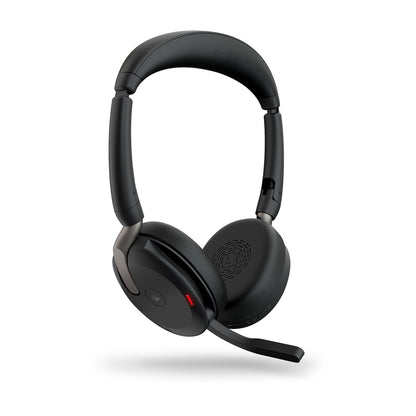 Jabra Evolve2 65 Flex Headset Kabel & Trådlös Huvudband Kontor/callcenter Bluetooth Svart