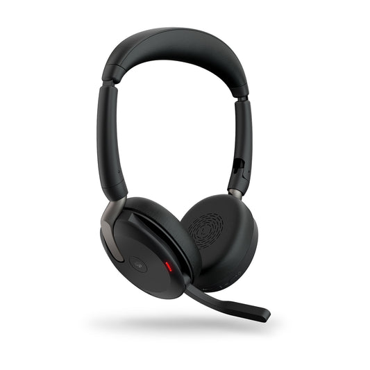 Jabra Evolve2 65 Flex Headset Kabel & Trådlös Huvudband Kontor/callcenter Bluetooth Svart