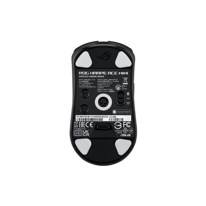 ASUS ROG Harpe Ace Mini datormöss Spela Ambidextrous RF Wireless + Bluetooth + USB Type-C Optisk 42000 DPI