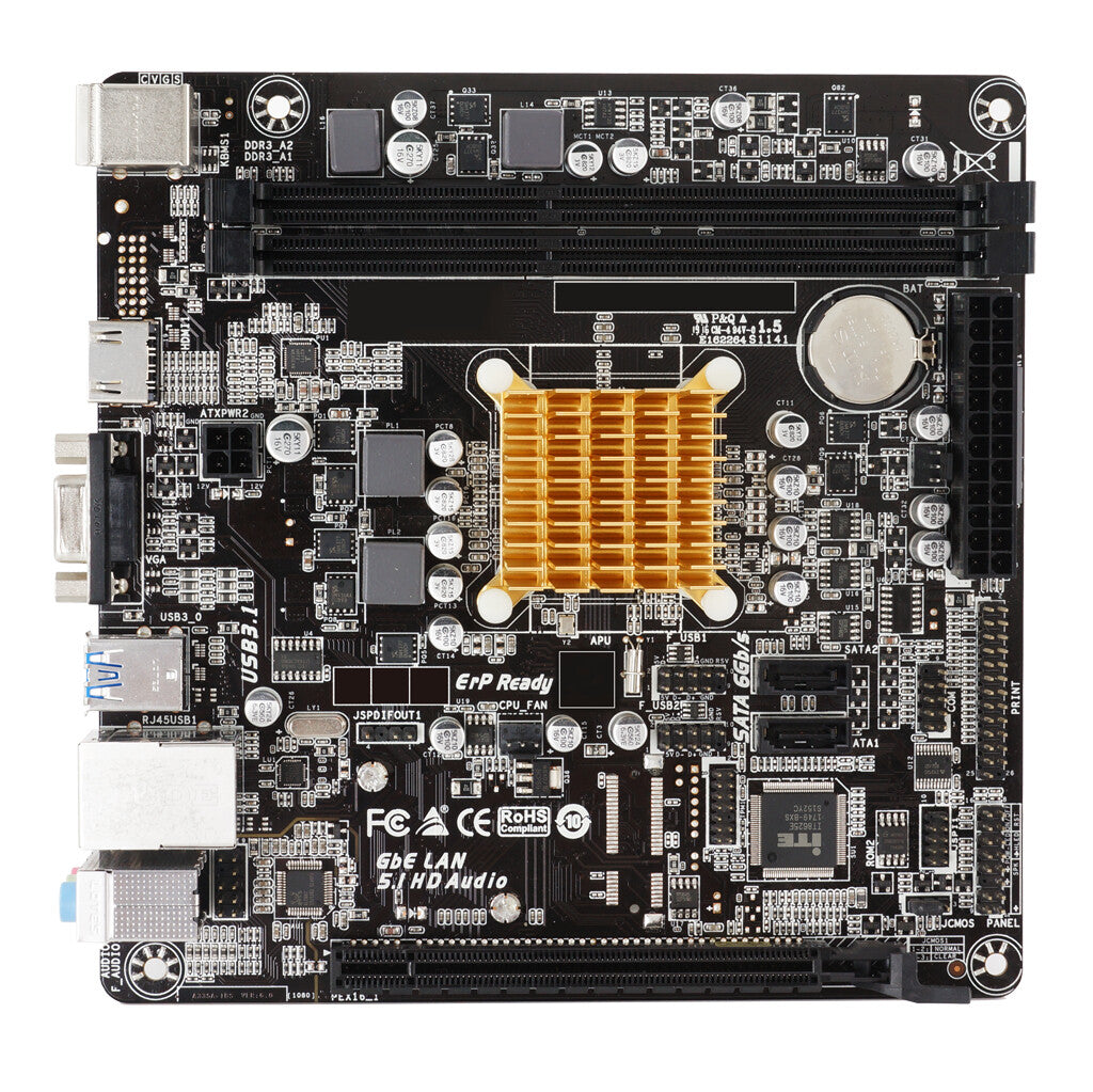 Biostar A68N-2100K moderkort Mini-ITX