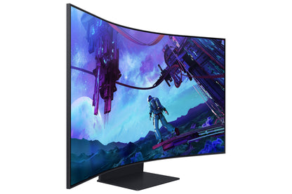 Samsung G97NC platta pc-skärmar 139,7 cm (55") 3840 x 2160 pixlar 4K Ultra HD LED Svart