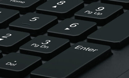 Logitech K280E Pro f/ Business tangentbord Kontor USB QWERTY Nordic Svart
