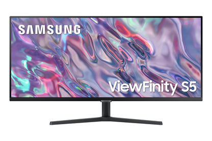 Samsung S50GC platta pc-skärmar 86,4 cm (34") 3440 x 1440 pixlar UltraWide Quad HD LCD Svart